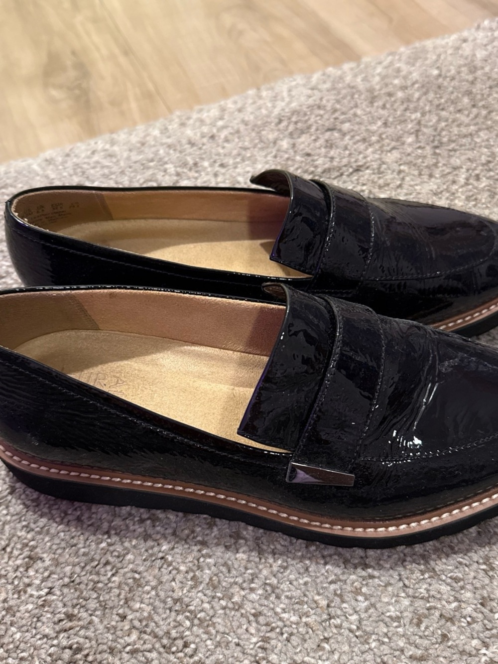 Naturalizer Black Patent Leather Women's Loafers